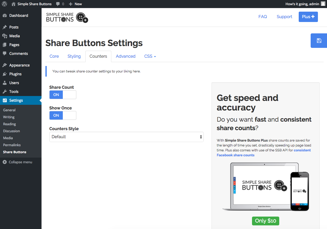 Simple Share Buttons Adder - 20 Best Social Sharing Plugins For WordPress