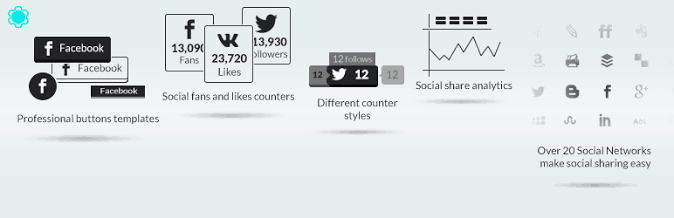 Social Share Buttons by Supsystic - 20 Best Social Sharing Plugins For WordPress