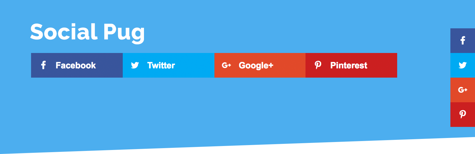 Social Share Buttons – Social Pug - 20 Best Social Sharing Plugins For WordPress
