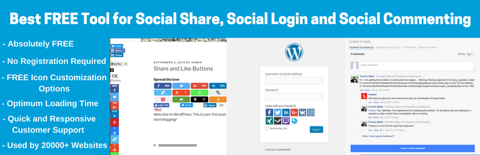 Super Socializer - 20 Best Social Sharing Plugins For WordPress