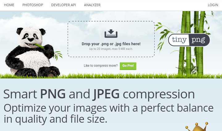 compress images using tinypng